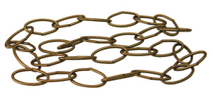 Antique Brass Oval Chain - LA722/LA713