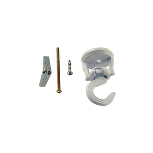 White Swivel Hook - LA728