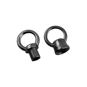 3/4" (1.9 cm) Nickel Loop Finial 2/Cd – LA765