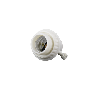 White Turn Knob Tri-Socket - LA934