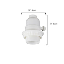 Load image into Gallery viewer, White Turn Knob Tri-Socket - LA934
