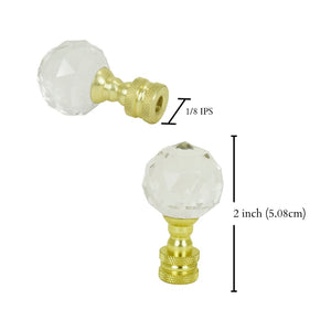 Crystal Clear Finial - LA960