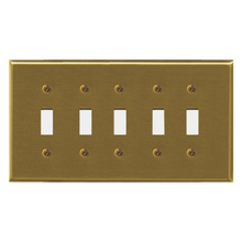 Load image into Gallery viewer, Metal Traditional Brass Wallplate - 2-163TDBR

